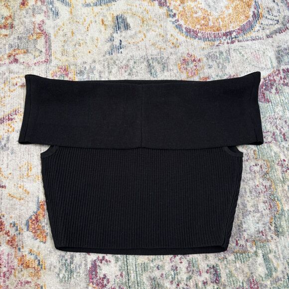Aritzia Sculpt Knit Off Shoulder Top - Picture 5 of 5